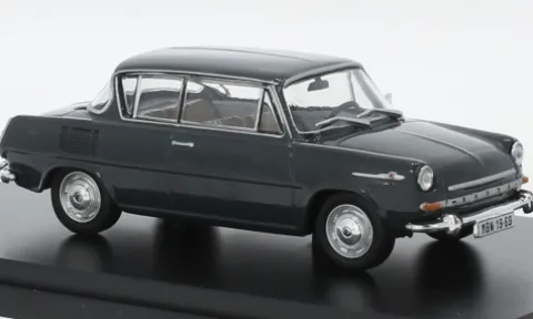Skoda 1100MBX, dunkelgrau, 1969, 1:43, Abrex