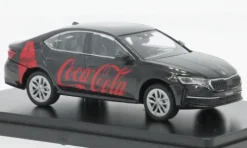 Skoda Octavia IV FL, schwarz, 2024, Coca Cola, 1:43, Abrex