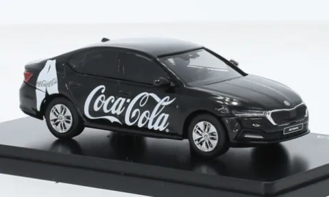 Skoda Octavia IV, schwarz, 2020, Coca Cola, 1:43, Abrex