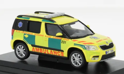 Skoda Yeti FL, 2013, EMS Of Zlin Region, #231, 1:43, Abrex