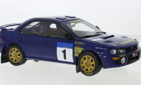 Subaru Impreza 555, Rallye Hong Kong - Peking, 1994, #1, P.Bourne/T.Sircombe, 1:18, Sun Star