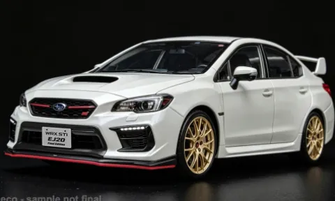 Subaru WRX STI EJ20, weiss, 1:18, Sun Star