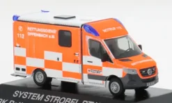 System Strobel RTW, 2018, DRK Offenbach / Main, 1:87, Rietze