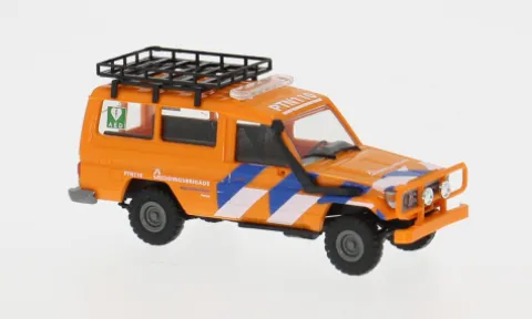 Toyota Land Cruiser HZJ 78, 1985, Reddingsbrigarde Petten (NL), 1:87, Busch