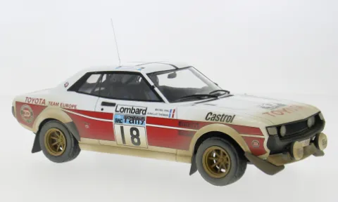 Toyota Celica 2000 GT (RA21), RAC Rally, 1977, #18, J-L.Therier/M.Vial, 1:18, IXO