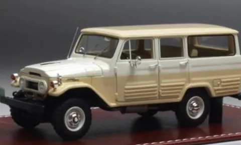 Toyota FJ45LV Land Cruiser, weiss/beige, 1963, 1:43, GIM - Great Iconic Models