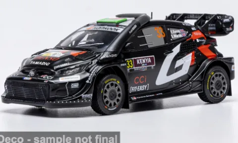Toyota GR Yaris Rally1, Safari Rallye Kenia, 2025, #33, E.Evans/S.Martin, 1:43, IXO