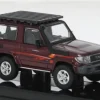 Toyota Land Cruiser LC71, dunkelrot/Dekor, 2014, 1:64, Para64
