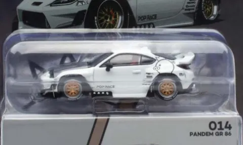 Toyota Pandem GR86, weiss, 1:64, Pop Race