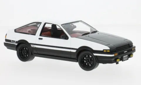 Toyota Sprinter Trueno (AE86), weiss/schwarz, 1:24, Sun Star