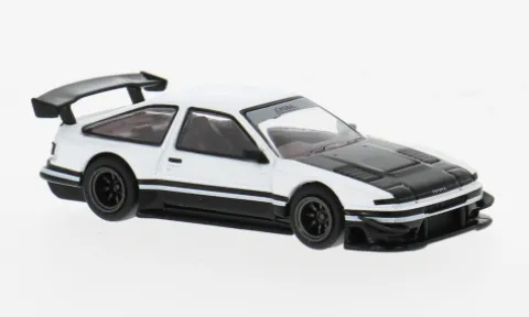 Toyota Sprinter Trueno (AE86), weiss/schwarz, 1:64, Tarmac Works