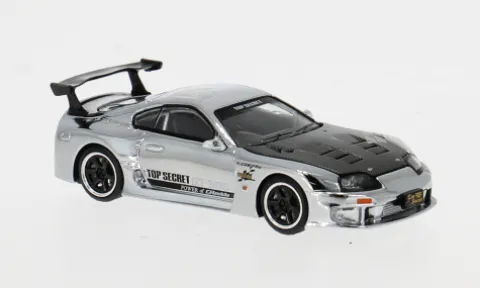 Toyota Supra GT300, silber, 1:64, Pop Race