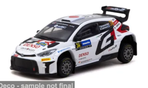 Toyota Yaris GR Rally 2, Rallye Schweden, 2024, #34, Y.Yamamoto, 1:64, Tarmac Works