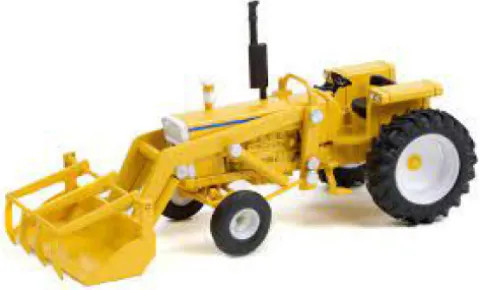 - Tractor, gelb, 1972, 1:64, Greenlight