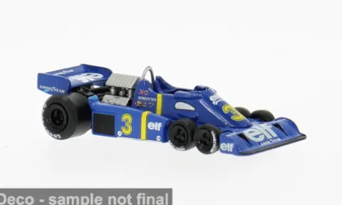 Tyrrell P34, Formel 1, 1976, Elf, #3, J.Scheckter, 1:87, Brekina