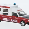 Volvo 265 Ambulance Norway, weiss/rot, 1985, 1:87, BoS-Models