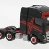 Volvo FH 16 GL XL, schwarz/rot, 2020, 1:87, Herpa