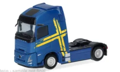 Volvo FH Aero GL XL, blau/gelb, 1:87, Herpa