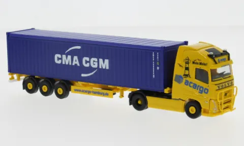 Volvo FH GL XL, acargo / CMA-CGM, 1:87, Herpa