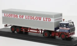 Volvo F88, grau/rot, Lloyds of Ludlow, 1:76, Oxford