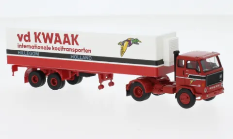Volvo F 89 Koffer-SZ, 1972, v.d.Kwaak, 1:87, Brekina