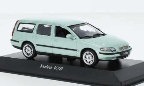 Volvo V70 Break, hellgrün, 2000, 1:43, Maxichamps