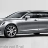 Volvo V90, silber, 1:43, Bburago