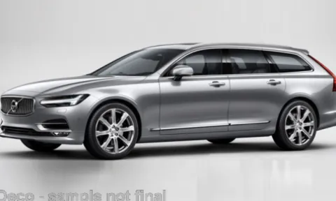 Volvo V90, silber, 1:43, Bburago