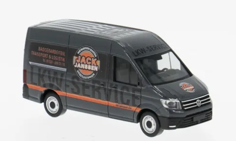 VW Crafter Kasten HD, Jack Janssen, 1:87, Herpa