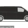 VW e-Transporter KR T7, schwarz, 1:87, Rietze