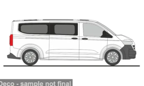 VW e-Transporter KR T7, weiss, 1:87, Rietze