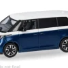 VW ID.Buzz People, blau/weiss, 1:87, Herpa
