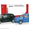VW Polo, schwarz/blau, 2014, 1:87, Herpa MiniKit