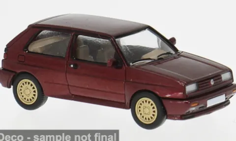 VW Rallye Golf, dunkelrot, 1989, 1:87, PCX87