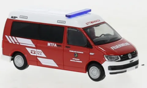 VW T6, Feuerwehr Ottmanach (AT), 1:87, Rietze