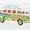 VW T1 Samba Bus, 1960, Flower Power, 1:40, Wiking