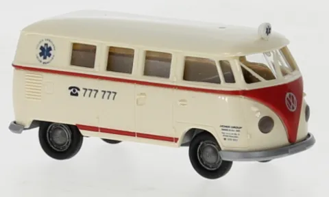 VW T1b Kombi, 1960, Ambulanz Aicher, 1:87, Brekina