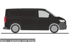 VW Transporter KR T7, schwarz, 1:87, Rietze