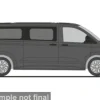 VW Transporter LR T7, grau, 1:87, Rietze