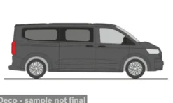 VW Transporter LR T7, grau, 1:87, Rietze