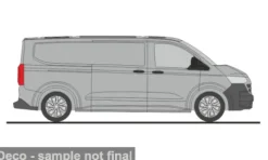 VW Transporter LR T7, hellgrau, 1:87, Rietze
