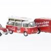 VW 3er-Set, Käfer, T2 Bus, T3 Kastenwagen, Coca-Cola, 1:76, Oxford