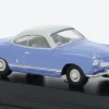 VW Karmann Ghia, helllila/weiss, 1:76, Oxford