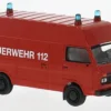 VW LT Hochraum-Kasten, 1985, Feuerwehr, 1:87, Brekina