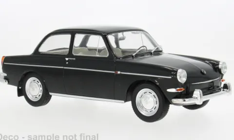 VW 1500 S (Typ 3), schwarz, 1963, 1:18, MCG