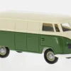 VW T1a Kasten, hellbeige/grün, 1950, 1:87, Brekina