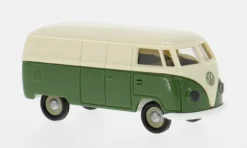 VW T1a Kasten, hellbeige/grün, 1950, 1:87, Brekina