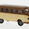 VW T1a Kombi, braun/beige, 1950, 1:87, Brekina