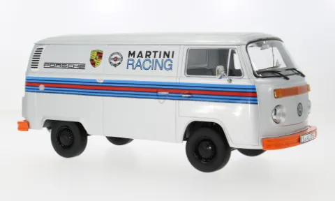 VW T2b Bus, 1972, Porsche Martini Racing, 1:18, KK Scale