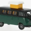 VW T1b Camper, schwarz/dunkelgrau, 1960, 1:87, Brekina